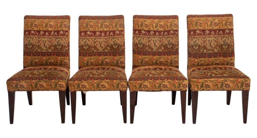 Lee Industries Elephant Motif Dining Chairs, 4 (1 of 7)