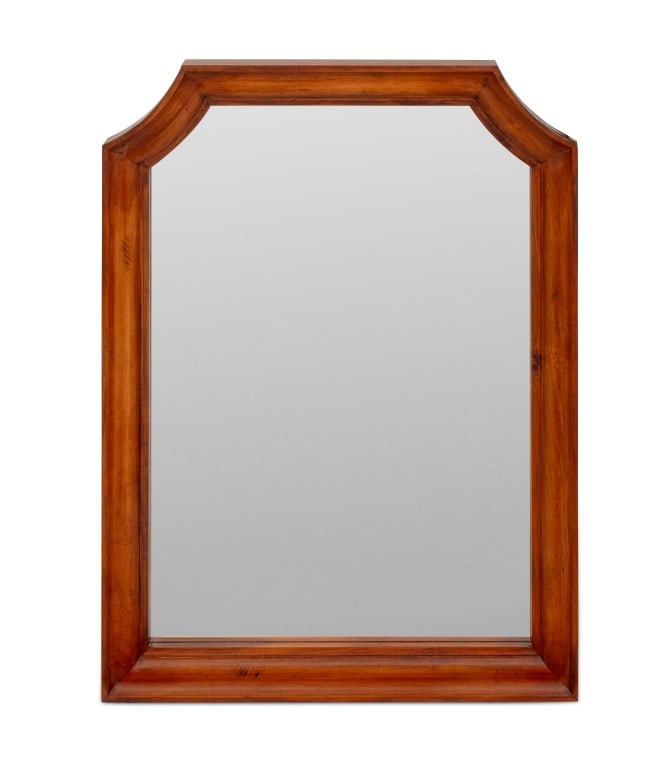 Molded Walnut Wall Mirror (1 of 4)