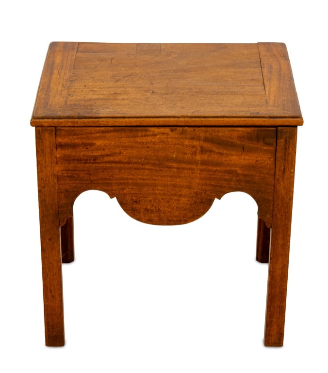 Victorian Walnut Bedside Table Box, 19th C. (1 of 5)