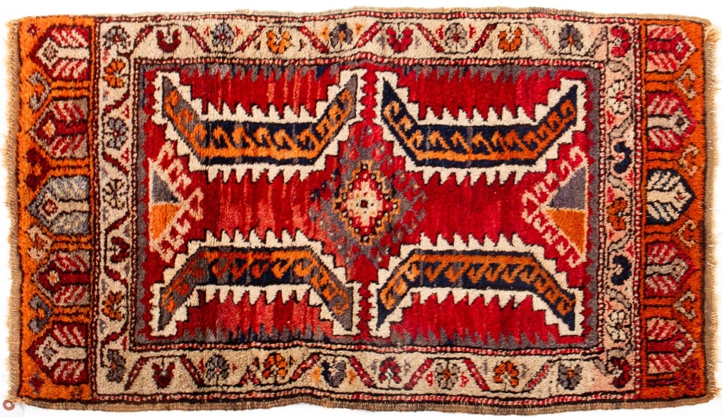 Turkish Anatolian Prayer Rug, 3' 5" x 2' 11" (1 of 4)