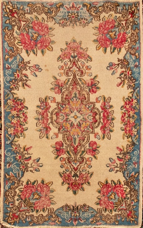 Persian Kerman Rug, 3' x 2' (1 of 3)