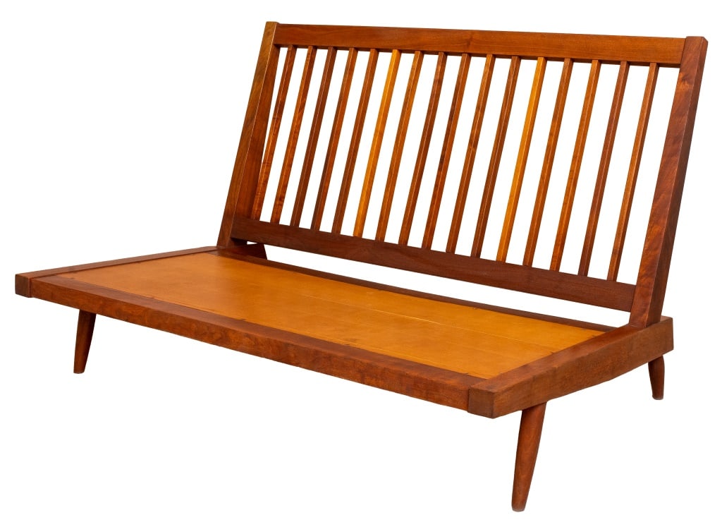 George Nakashima Walnut Two-Seat Sofa (1 of 8)