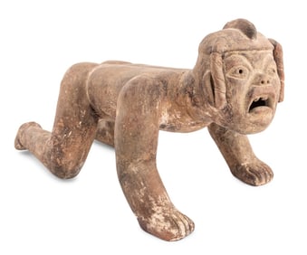 Pre-Columbian Terracotta Kneeling Figure