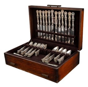 American Sterling Silverware Service for Twelve