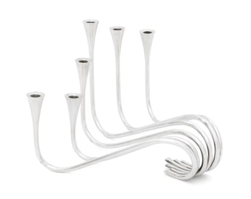 Morch for Michelsen Bolgeslag Sterling Candelabra