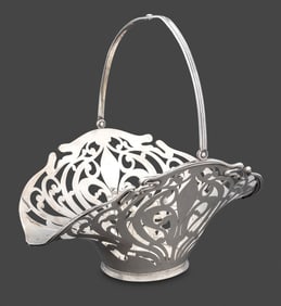 Frank W. Smith Sterling Silver Pierced Basket