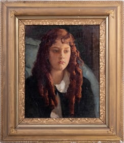 May Fairchild Portrait of a Woman Oil on Canvas
