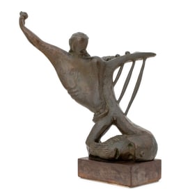 Nat Werner "David" Bronze Sculpture