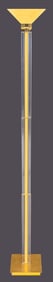 Mauro Marzollo for TVE Brass & Acrylic Floor Lamp