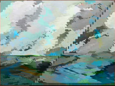 John Funt "Taghkanic" Oil on Canvas