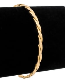 14K Yellow Gold Bangle