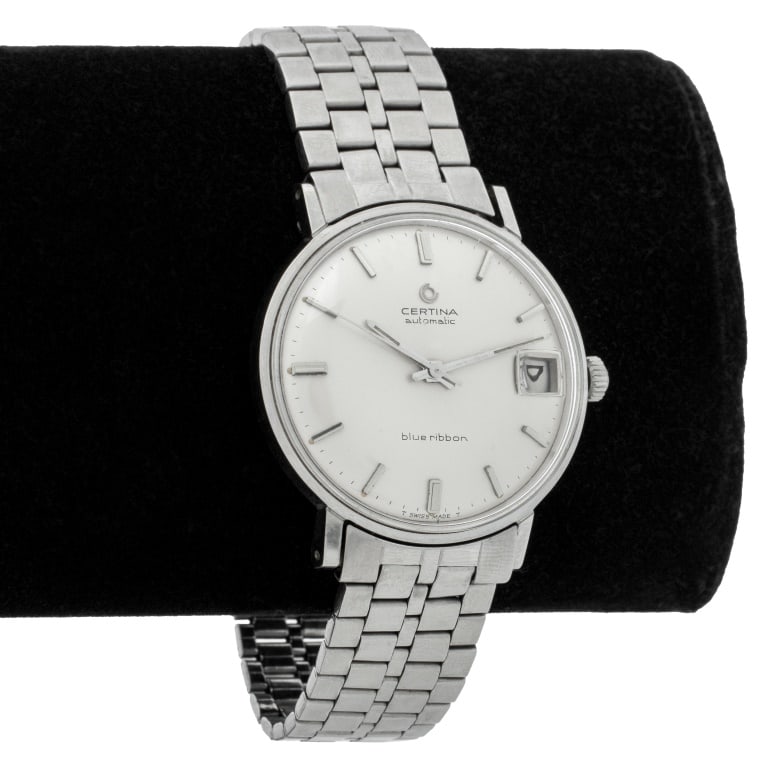 Certina Blue Ribbon Stainless Steel Watch (1 of 5)