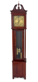 American Colonial Mfg Co. Mahogany Tall Case Clock