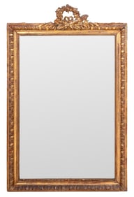Louis XVI Style Gilt Composition Mirror