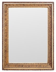 Victorian Gilt Composition Rectangular Mirror
