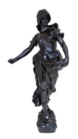 Hans Schork "The Sower" Patinated Bronze
