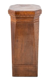 Victorian Oak Pedestal
