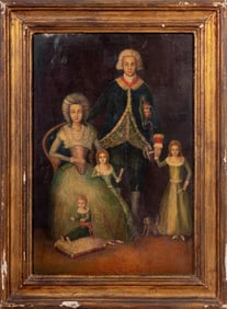 After Francisco Goya "Osuna Family" Oil on Canvas