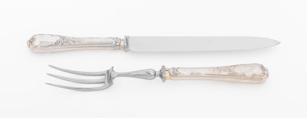 Christofle Silver Plate Carving Set, 2 Pcs. (1 of 7)