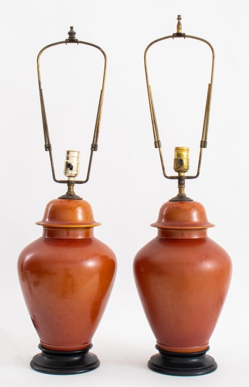 Chinese Porcelain Ginger Jars as Lamps, 2 (1 of 6)