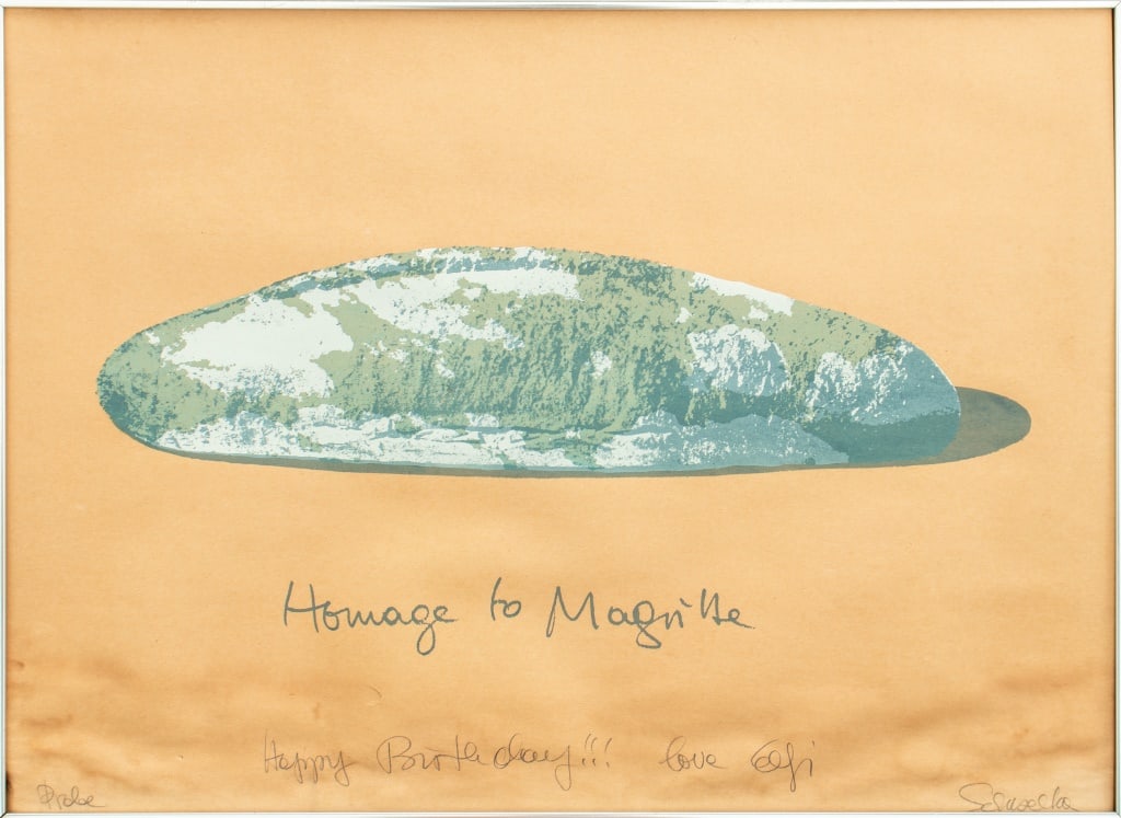 Elfi Schuselka "Homage to Magritte" Silkscreen (1 of 6)