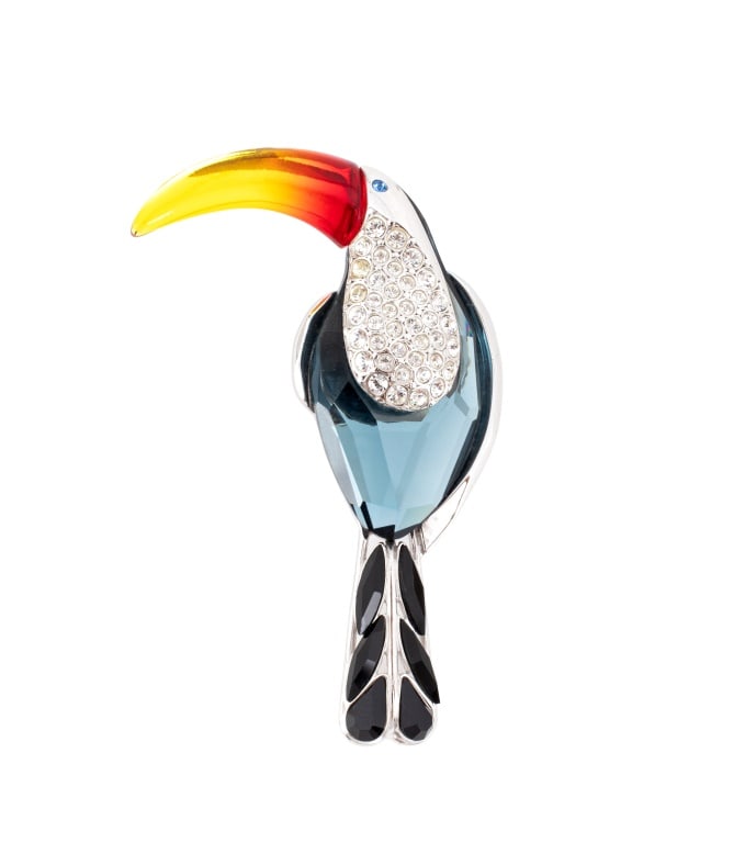 Daniel Swarovski Sterling Silver Toucan Pin (1 of 3)