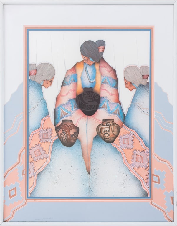 Amado M. Pena "Tres Tesoros" Print, 1988 (1 of 6)