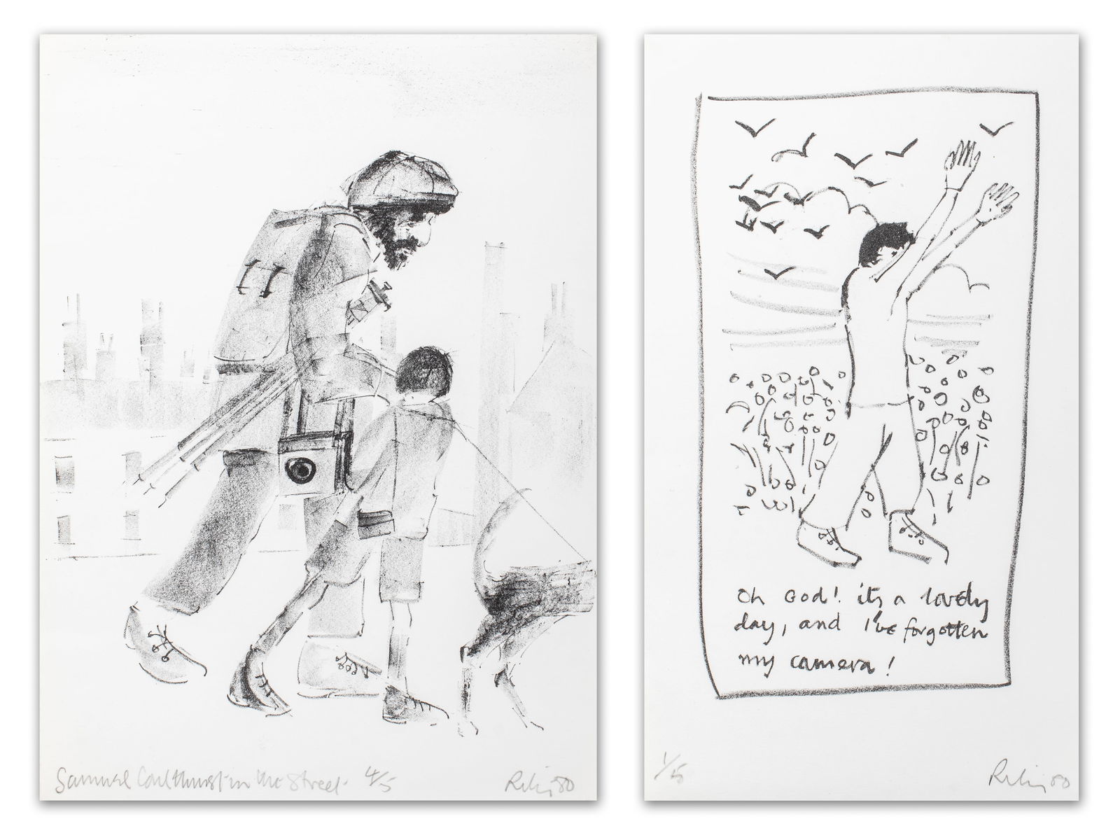 Illegibly Signed Photography Lithographs, 2 (1 of 11)