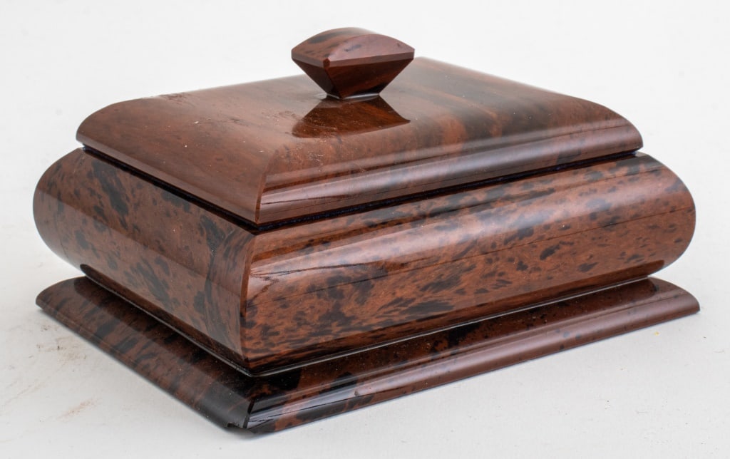 Mahogany Obsidian Covered Table Box (1 of 6)