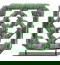 Chinese Green Glazed Ceramic Window Tile