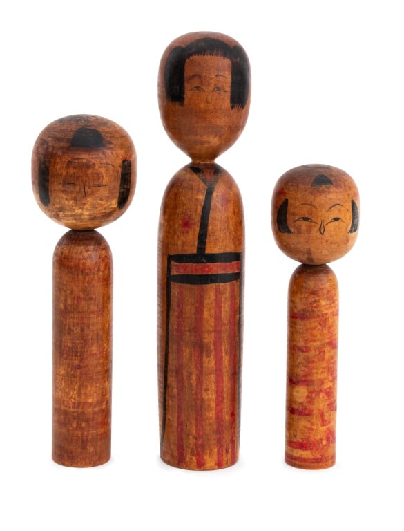 Japanese Signed Kokeshi Dolls, 3 (1 of 7)