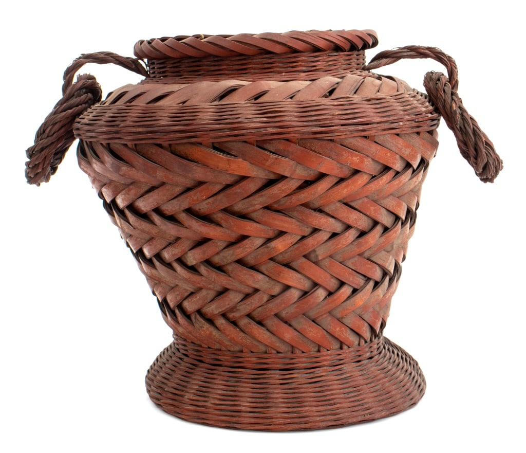 Japanese Woven Ikebana Basket (1 of 5)