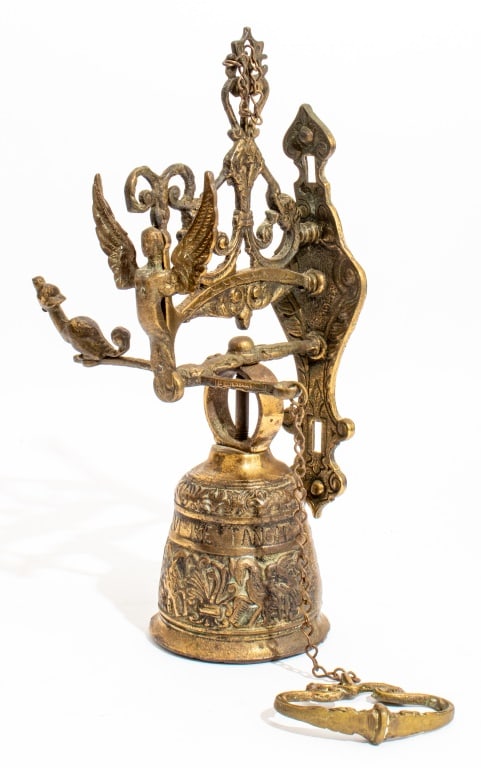 Gilt Bronze Wall Mounted Sacrisity Bell (1 of 9)