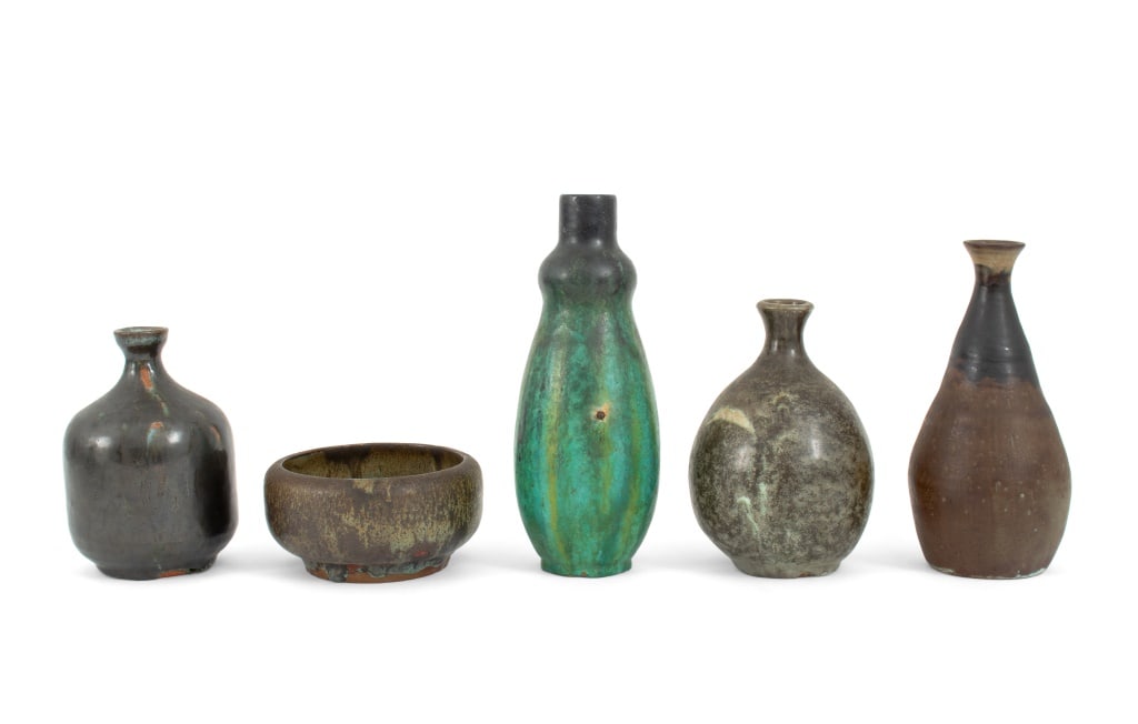 Modern Glazed Pottery Vessels, 5 (1 of 8)