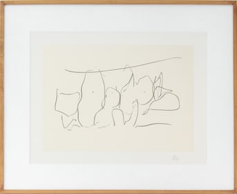 Robert Motherwell "Mexico City..." Lithograph