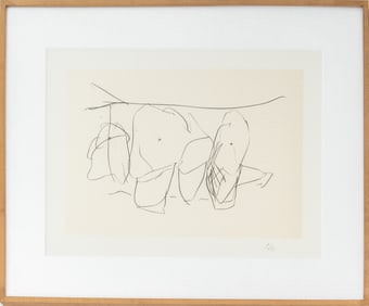 Robert Motherwell "Mexico City..." Lithograph