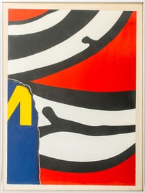 Burhan Dogancay Abstract Composition Lithograph