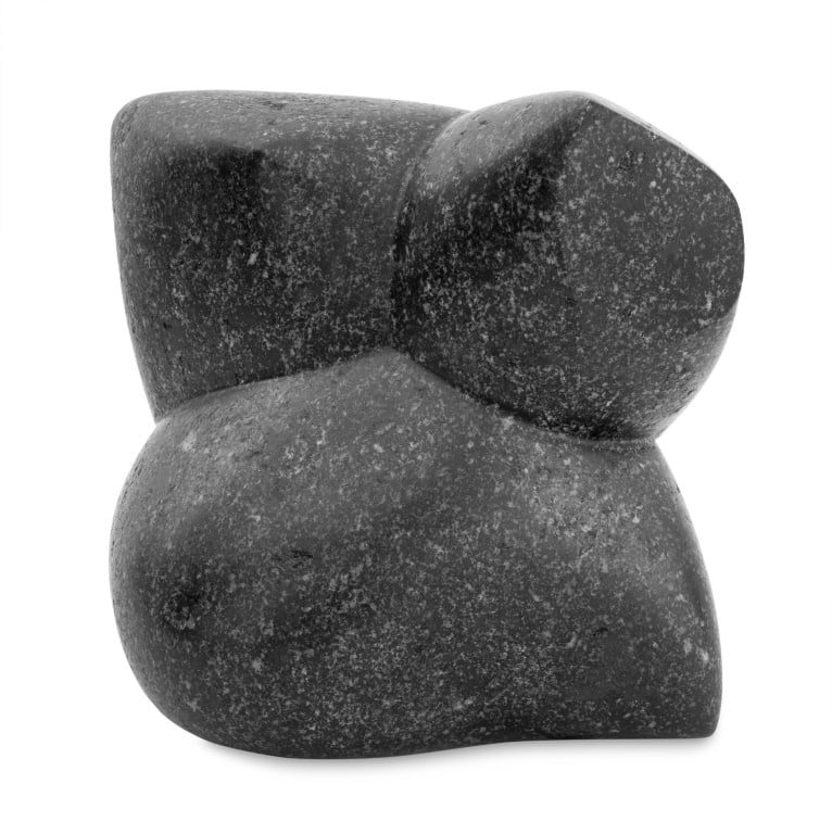 Kentaro Kimura Biomorphic Black Granite Sculpture (1 of 7)