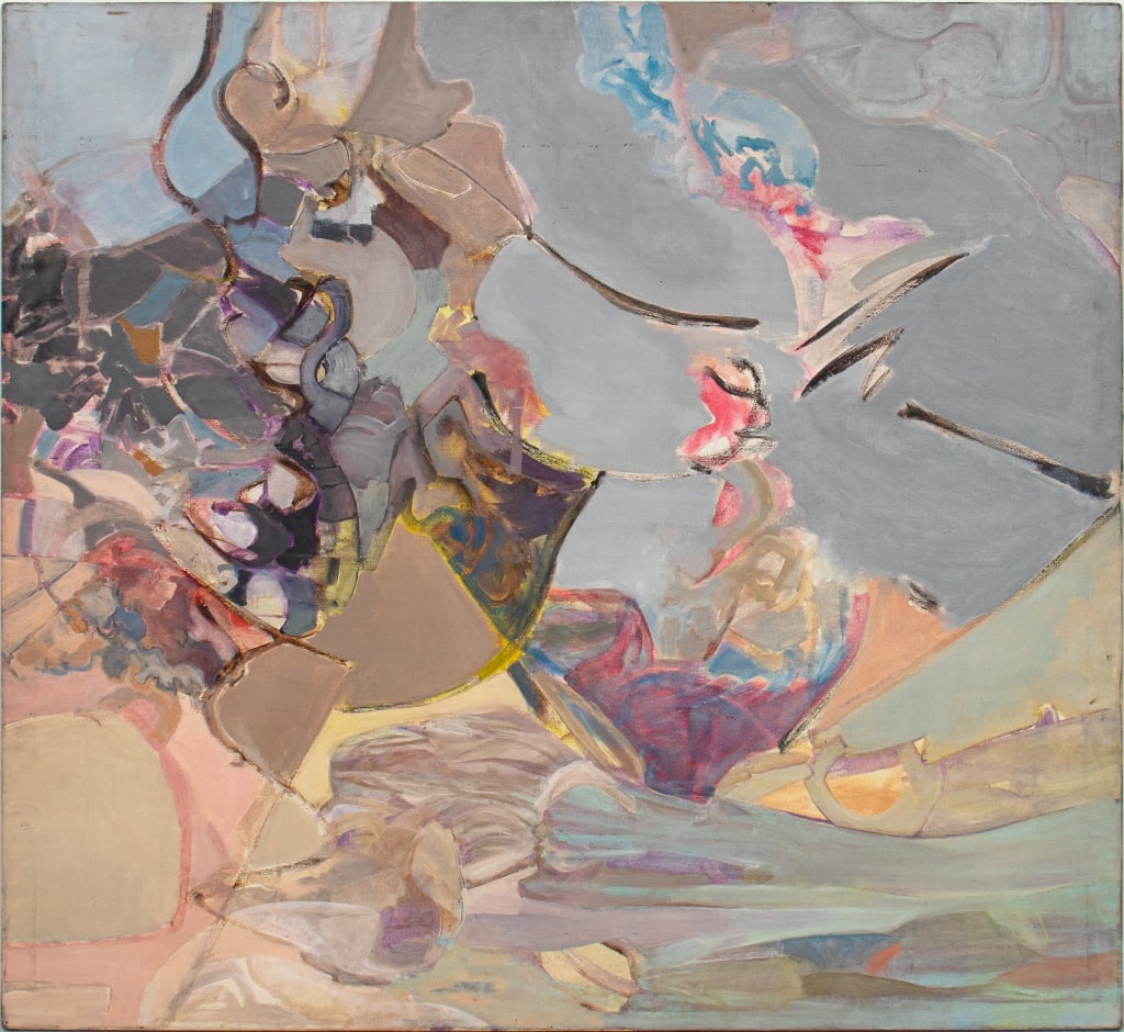 Susan Mitnick Abstract Composition Oil on Canvas (1 of 8)