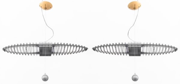 Meda & Rizzatto x Luceplan "Titania" Lights, Pair