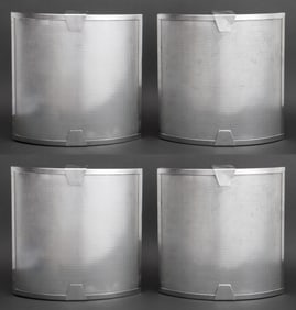 Postmodern Perforated Metal Wall Sconces, 4