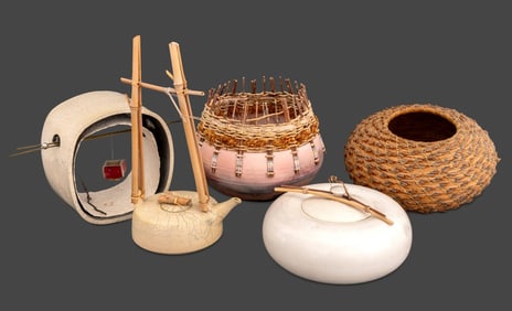 Dina Angel-Wing, Etc. Pottery and Pine Vessels, 5