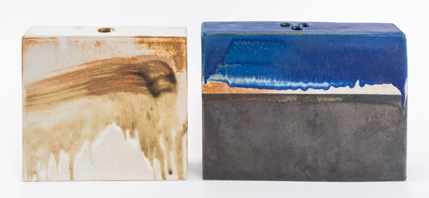 Gerry Williams Rectangular Slab Vases, 2