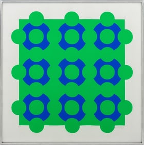 Victor Vasarely "Procion A" Screenprint, ca. 1968