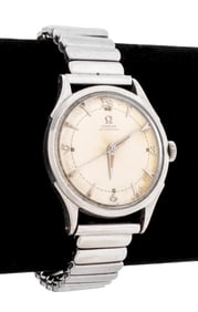 Omega Stainless Steel Automatic Wristwatch, 1950s