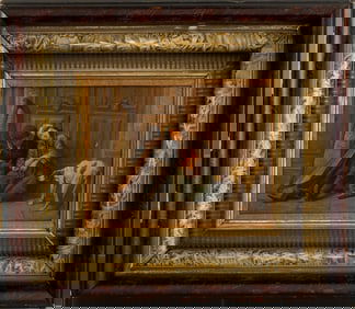 Jacques-Eugene Feyen "Musicians" Oil on Panel