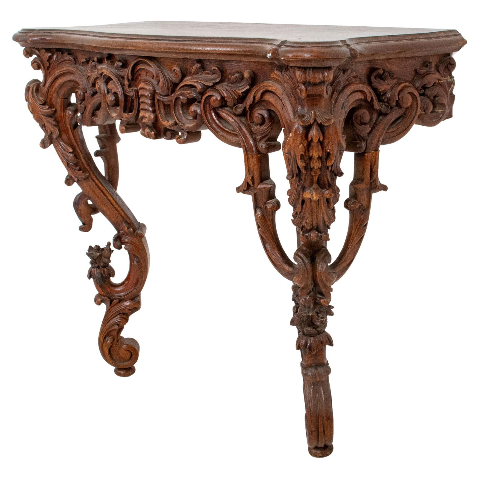 Victorian Oak Console Table, 19th Century (1 of 12)