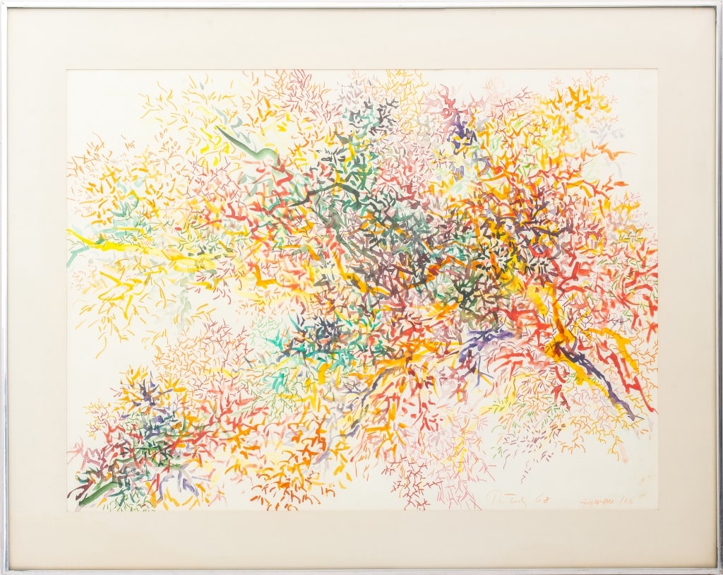 Gabor Peterdi "Hawaii 106" Watercolor on Paper (1 of 3)