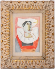 Gabriel Zendel Brenton Woman Gouache on Paper