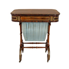 Regency Rosewood Work Table, ca. 1810